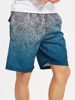 Short de bain homme à séchage rapide grande taille couleur plage