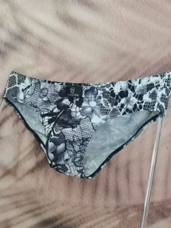 Slip Homme Sexy Sous-vêtement Imprimé Python Polyester