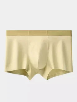 Sous-vêtements pour hommes 100% coton boxers en coton sans coutures doux et respirants