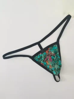 Sous-vêtements pour hommes lingerie sexy string à imprimé floral
