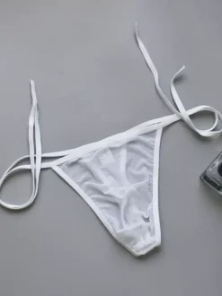 Sous-vêtements Lingerie pour hommes Culottes sexy Pochette bombée Strings String
