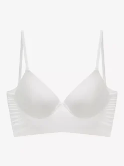 Soutien-gorge court à bretelles croisées dans le dos et armatures