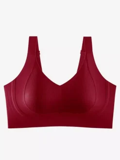 Soutien-gorge sans armatures et sans coutures confort et maintien grâce à ses larges bretelles