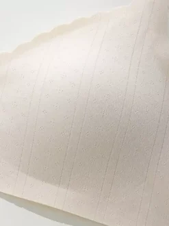 Soutien-gorge sans coutures et sans armatures brassière douce et confortable à bord festonné