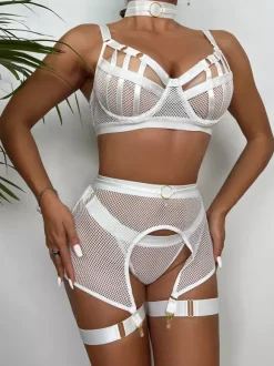 Soutiens-Gorge Lingerie Sous-vêtement Sexy Pour Femme Noir