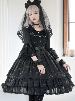 Steampunk Lolita Blouses Lolita Top Ruffles Bows Half Sleeves Blouse White Lolita Shirt