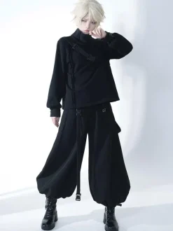 Steampunk Lolita Manteaux Noir Top Automne Lolita