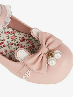 Sweet Lolita Chaussures Noir Bowknot PU Cuir Daily Casual Lolita Chaussures