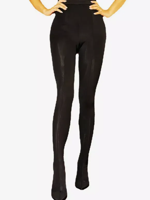 Talon Aiguille Cuissardes Pantalon Bottes Tissu Élastique Femme Sexy