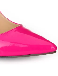 Talon haut escarpins femme bout pointu noir