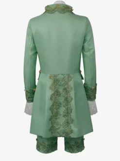 Tenue rétro vintage médiévale Renaissance manteau et pantalon style prince gentleman brodé déguisement homme carnaval royal mascarade carnaval de Venise