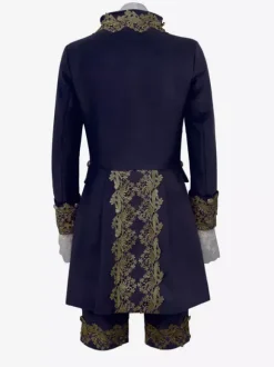 Tenue rétro vintage médiévale Renaissance manteau et pantalon style prince gentleman brodé déguisement homme carnaval royal mascarade carnaval de Venise