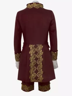 Tenue rétro vintage médiévale Renaissance manteau et pantalon style prince gentleman brodé déguisement homme carnaval royal mascarade carnaval de Venise