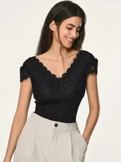 Tops En Dentelle Blanche Pour Femme