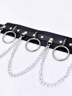 Tour de cou en métal noir Lolita Détails en métal Métallique Divers Accessoires Lolita