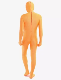 Toussaint Cosplay Costume de zentaï orange unicolore enveloppé Déguisements Halloween