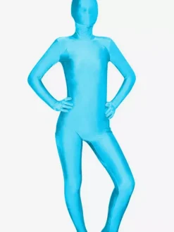 Toussaint Cosplay Costume de zentai azuré unisexe intégrale en lycra Déguisements Halloween