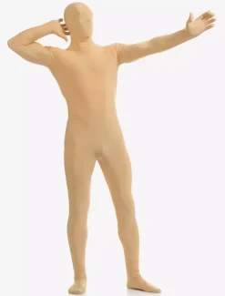 Toussaint Cosplay Costume Zentaï en lycra spandex nude Déguisements Halloween