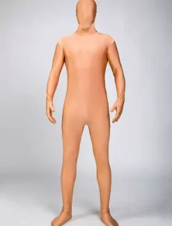 Toussaint Cosplay Combinaison de zentai enveloppé unisexe en lycra spandex nude Déguisements Halloween