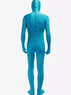 Toussaint Cosplay Costume de zentai beau bleu ciel clair enveloppé Déguisements Halloween