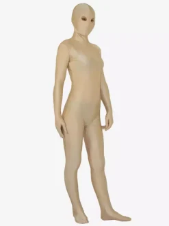 Toussaint Cosplay Costume de zentai beige en lycra spandex yeux ouverts Déguisements Halloween