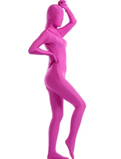 Toussaint Cosplay Costume Zentaï en lycra spandex rose Déguisements Halloween