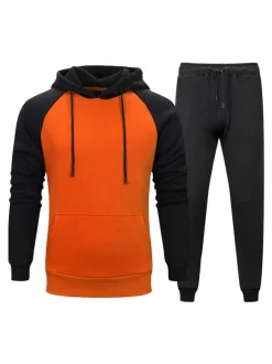 Tracksuit à manches longues à capuche pour hommes