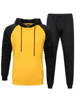 Tracksuit à manches longues à capuche pour hommes