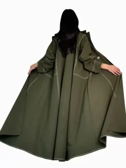 Trench Coat Pour Femme Boutons Pratiques Col Rabattu Manches Longues Polyester Bouton Devant