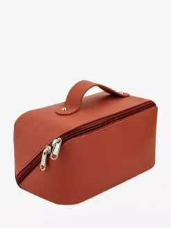 Trousse à cosmétiques carrée de grande capacité sac de rangement portable pour articles de toilette pour femmes 2026