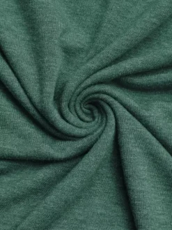T-shirt à épaules tombantes en vert pour femme - Haut d'été 2026