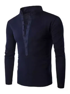 T-shirts Chic Col Bijou Manches Longues