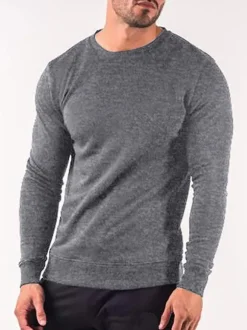 T-shirts Chic Joyau Col Manchons Longs Manches