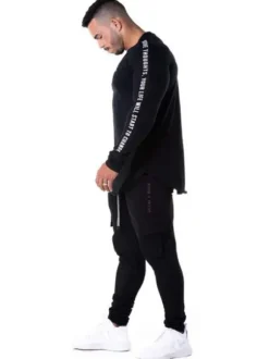 T-shirts Mots décontractés de bijou décontractés imprimer manches longues