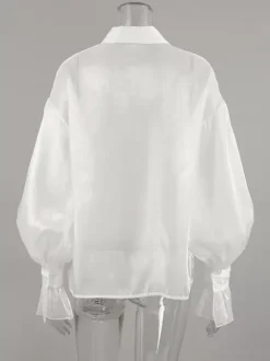 T-shirt transparent à manches longues et protection solaire pour femme (2026)