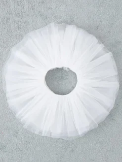 Tulle Lolita Jupons Crinoline Jupe Tutu Noir Jupe Sous Laine Déguisements Halloween