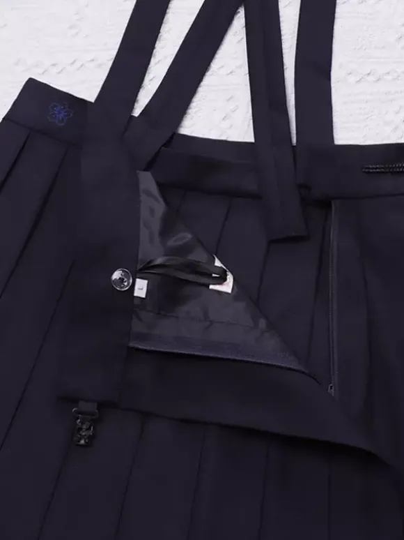 Uniforme scolaire japonais Lolita classique SK Jupes Lolita plissées noires