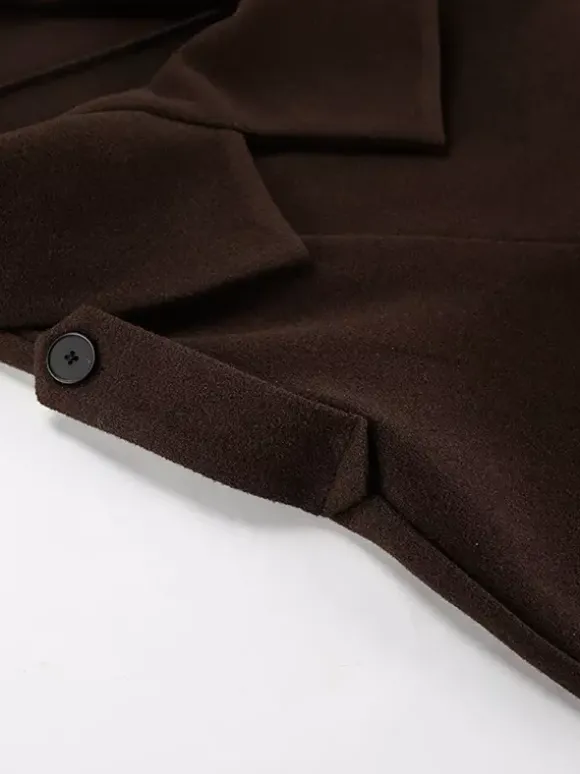 Veste courte croisée pour femme - Coupe courte chic ceinturée - Style streetwear décontracté et luxueux pour le printemps 2026
