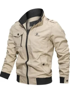 Veste Homme Zipper Polyester Smart