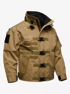 Veste militaire décontractée à manches longues pour homme