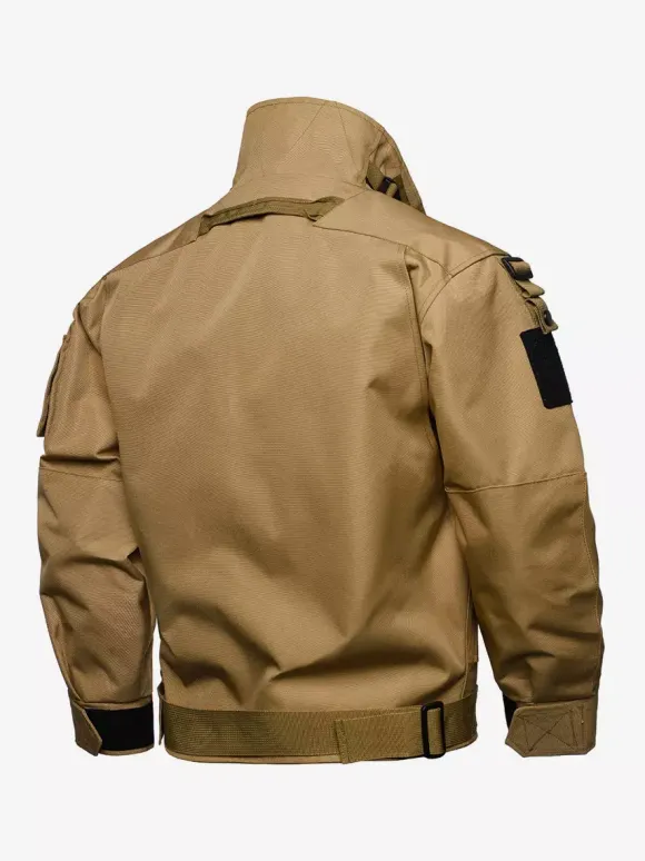Veste militaire décontractée à manches longues pour homme