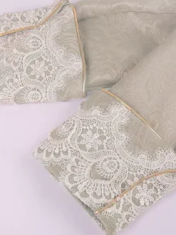 Veste queue-de-pie beige rétro victorienne steampunk en dentelle à manches longues