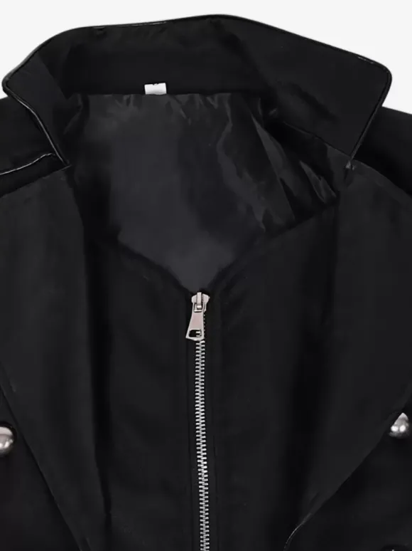 Veste Vintage Rétro Manches Longues Médiéval Soirée Manteau Gothique
