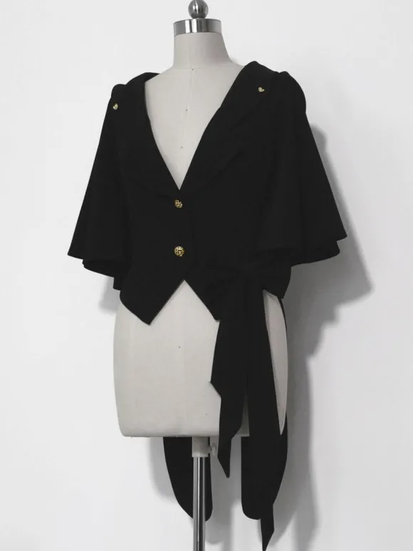 Veste à capuche oreilles lapin gothique Lolita rétro