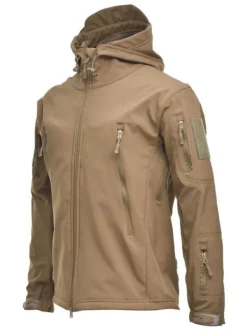 Veste Homme Zipper Polyester Élégant