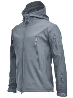 Veste Homme Zipper Polyester Élégant