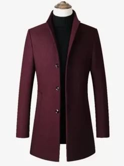 Veste Manteau Homme Costume Officiel Décontracté Confortable Coupe Cintré
