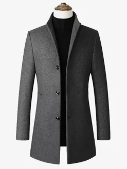 Veste Manteau Homme Costume Officiel Décontracté Confortable Coupe Cintré