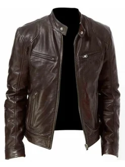Vestes et manteaux hommes vestes hommes vestes hommes chics chic brun noir incroyable