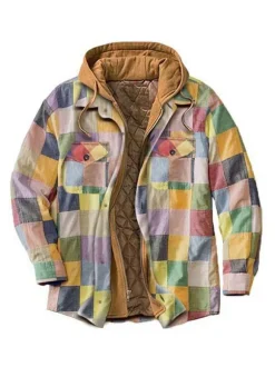 Vestes et manteaux pour hommes vestes pour hommes vestes pour hommes chics plaid clair gris kaki à la mode